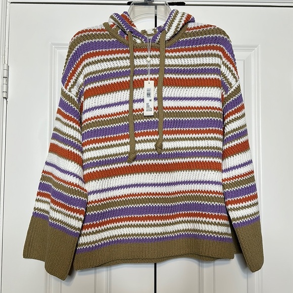 REBECCA TAYLOR
Cotton Chevron‎ OVERSIZED Hooded Sweater size Small - Picture 2 of 9